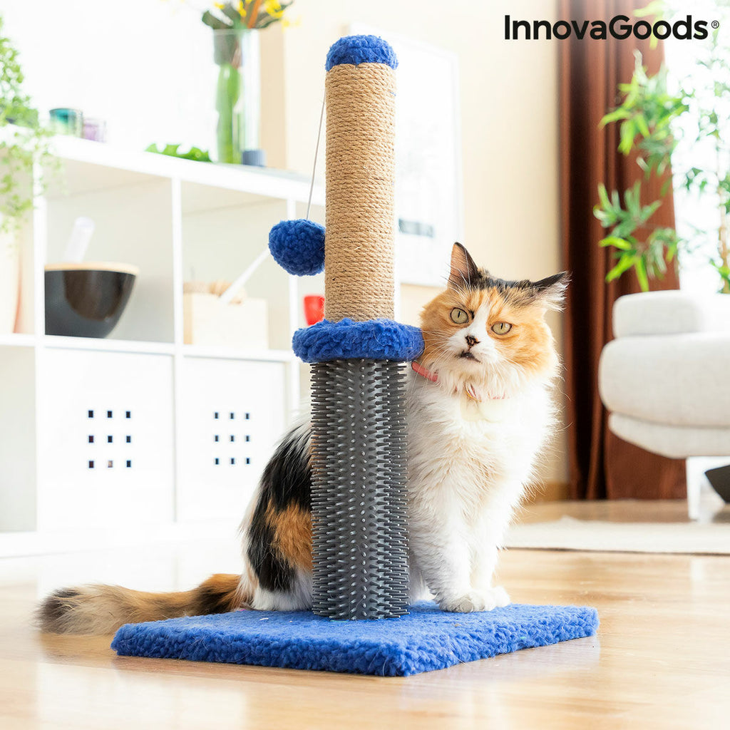 Katzenkratz- und Massagebaum mit Ballmassagegerät InnovaGoods